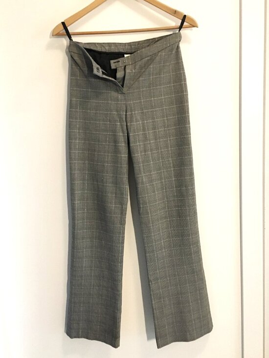 next Pants - Next grey plaid slacks, size small